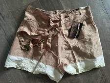 Boho Festival Hippie Summer Shorts With Tie Waist Free Size S M L XL