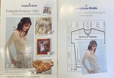 Junghans Wolle Katalog und Strick- und Häckelanleitungen 2003 Neu