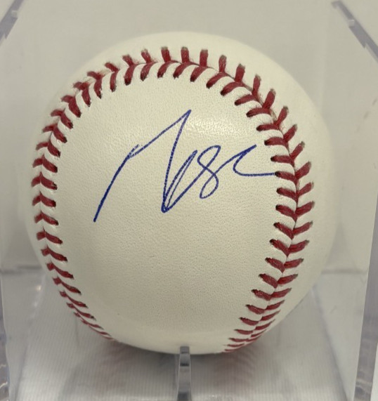 Michael Busch Signed Official Major League Baseball Autograph PSA COA CERT