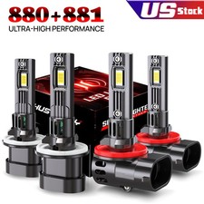 880 & 881 LED Headlight Combo Bulbs For Arcti...