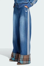 adidas Originals Vintage Wide Leg Jeans Women's Pants KW4518 No Tariffs In US
