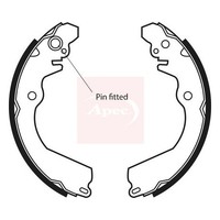 Mitsubishi Carisma DA Bremsschuhe Hinten 1995-2006 Apec Mit Hebel