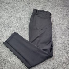 Michael Kors Womens Black Stretch Slim Leg Dress Pants Size 10 Solid Tapered
