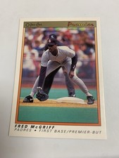1991 O-Pee-Chee Premier Fred McGriff San Diego Padres 