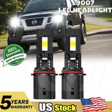 For Nissan Xterra 2000-2015 9007 Led 6000k Headlight High Low Bulbs