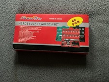 46-Piece Socket Wrench Set Metric Drive Ratchet Tool Kit