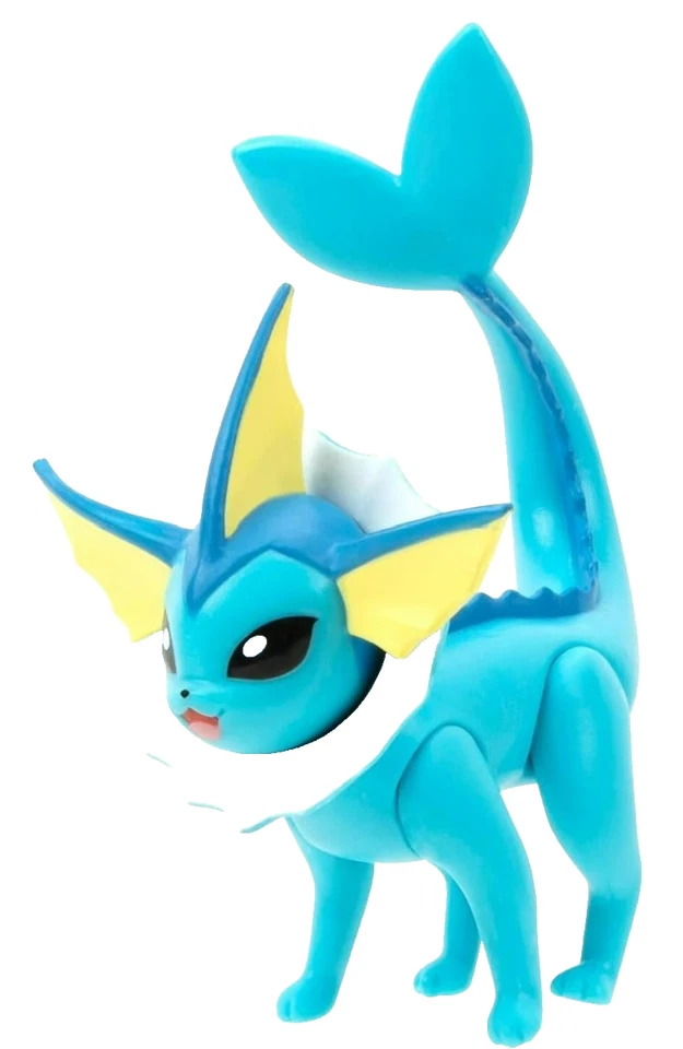 Paquete de figuras de batalla Pokémon Vaporeon - Figura de acción Jazwares Nintendo 2023 NUEVO Foto 2 de 3