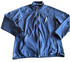 Nike Full Zip DriFit DRI-FIT BLACK Jacket Large Pockets