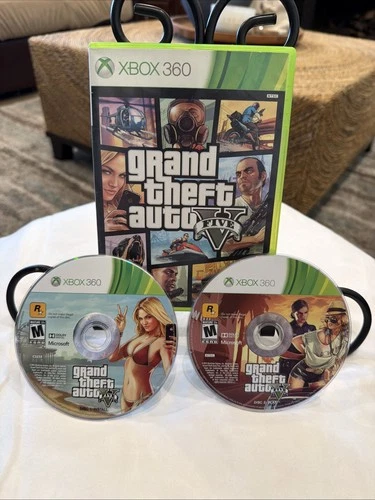 New ListingGrand Theft Auto V (Microsoft Xbox 360, 2013) No Manual No Map Works Great!