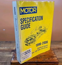 MOTOR MANUALS Specification Guide • Professional Service Trade Edition 1996-2006