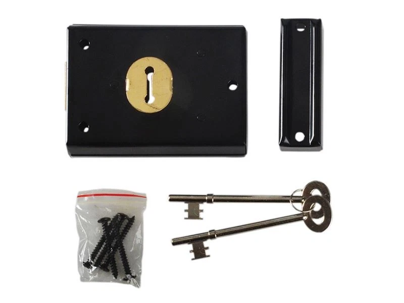 Yale Locks - Verrou à pêne dormant P402 Finition Grise 102 x 76mm - Photo 1/1