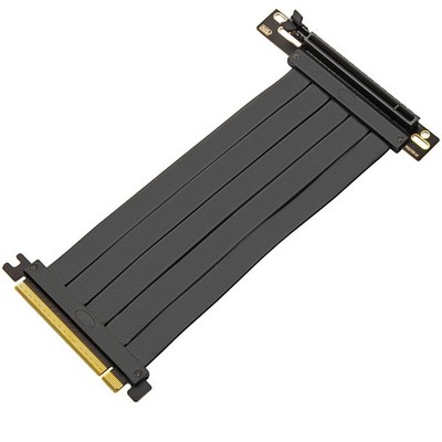 PCIE 4.0 Riser Cable, PCIe 4.0 x16 High Speed Flexible Extender Card Extensio...