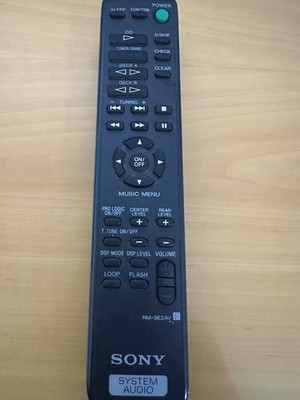 Original SONY Fernbedienung System Audio RM-SE2AV