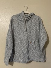 Carhartt Women Size XL Gray Relaxed Fit Newberry Pullover Hoodie