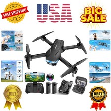 Drone with Camera 1080P HD FPV Foldable Drone for Beginners and Kids, Quadcop...