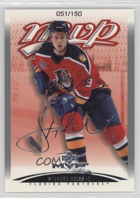 2003-04 Upper Deck MVP Silver Script 51/150 Stephen Weiss #182 09wc