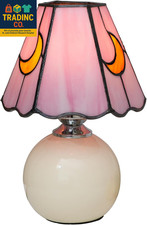 Mushroom Lamp Tiffany Lamp Stained Glass Table Lamps Moon Cute Small Bedside Lam
