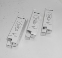 3-new Philips Tubular Light Bulbs, 15 W, T6, Warranty 3-new Philips Tubular Light Bulbs, 15 W, T6, Warranty