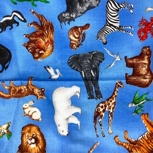 I Spy Polar Bear Buffalo Fish & more 1 1/3 Yard 100% Cotton to sew by SSI - Picture 2 of 8