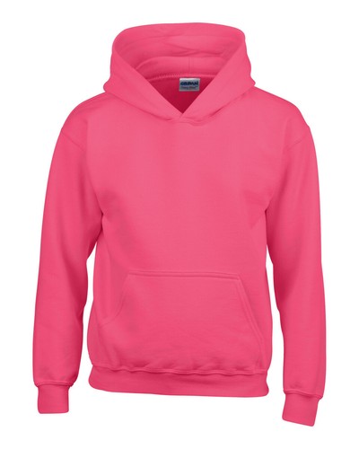 Gildan Kids Hooded Sweatshirt - Heavy Blend - Childrens Plain Hoodie Blank Hoody - Picture 6 of 15