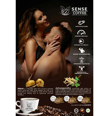 Sense Coffee Double Root Coffee Maca Ali Boost Sexual Desire Increase Libido