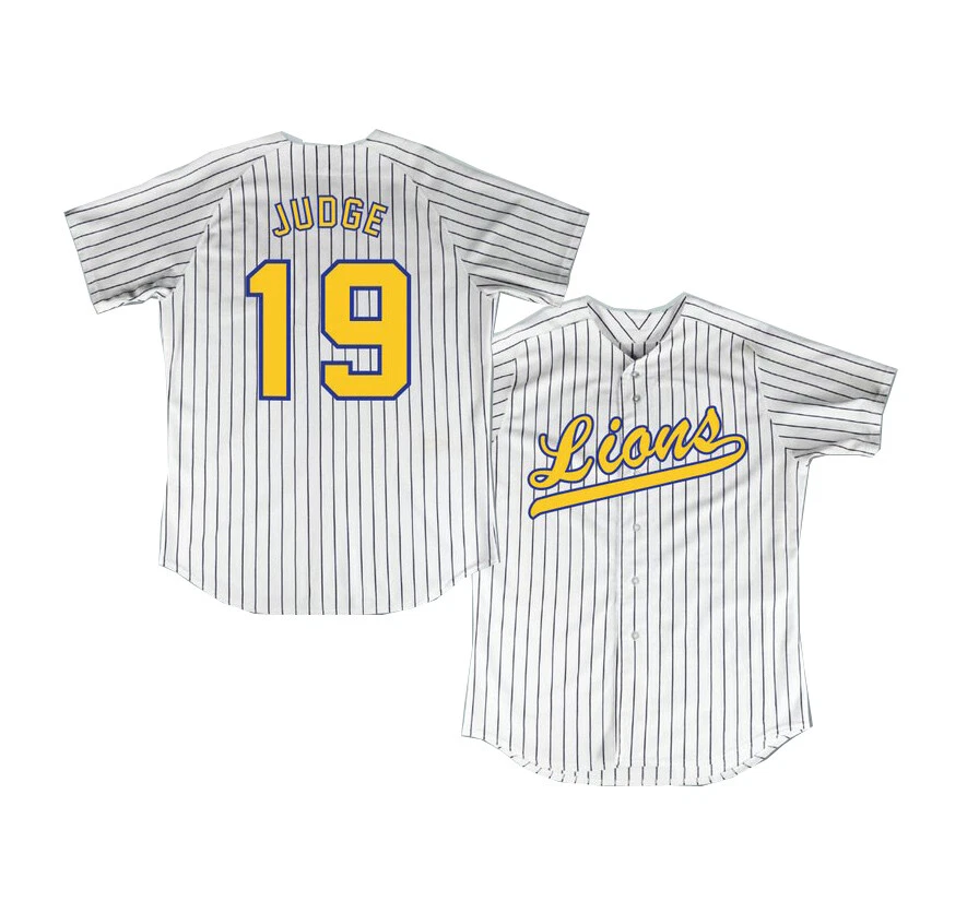 Throwback Aaron Judge #19 High School Jersey Baseball Sewn Custom Name