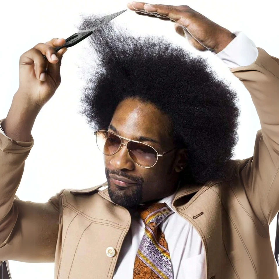 Nuevo peine de peinado peine de metal desenredar peluca trenza peine de peinado para hombres mujeres Foto 4 de 4