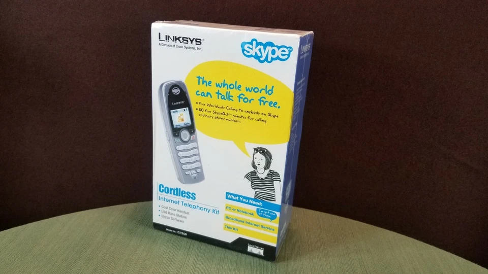 Linksys Skype Wireless Internet Telephone Kit CIT200 - Image 3 of 4
