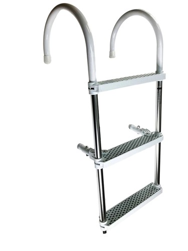 Aazon.co: Aarine Ade Boat In-Board Swi Teak Platfor With 2-Steps - Foto 6