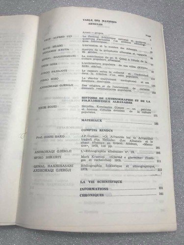 OLD 2 ALBANIAN BOOKS-CULTURE POPULAIRE ALBANAISE-1&2 ANNEE-1981-1982-COMMUNISM-R - Picture 13 of 26