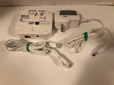 Philips Hue Bridge 3241312018 with Power Supply and Network Cable