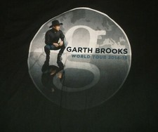 GARTH BROOKS World Tour 2014 2015 Concert T Shirt Sz Large L 100 Cotton