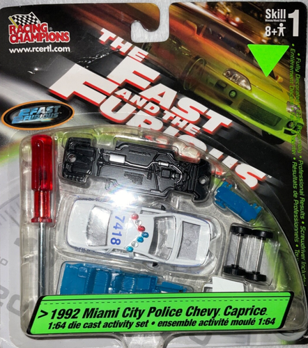 Racing Champions Fast & Furious Kit Miami City Police Chevy Caprice 1:64 LP1