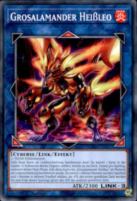 Yugioh LD10-DE011 Grosalamander Heißleo Common B3114