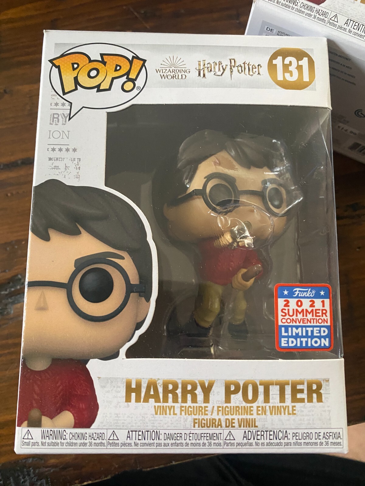 Funko Pop Harry Potter on Broom SDCC 2021 Shared Exclusive Vinyl Figure C9+ Condition