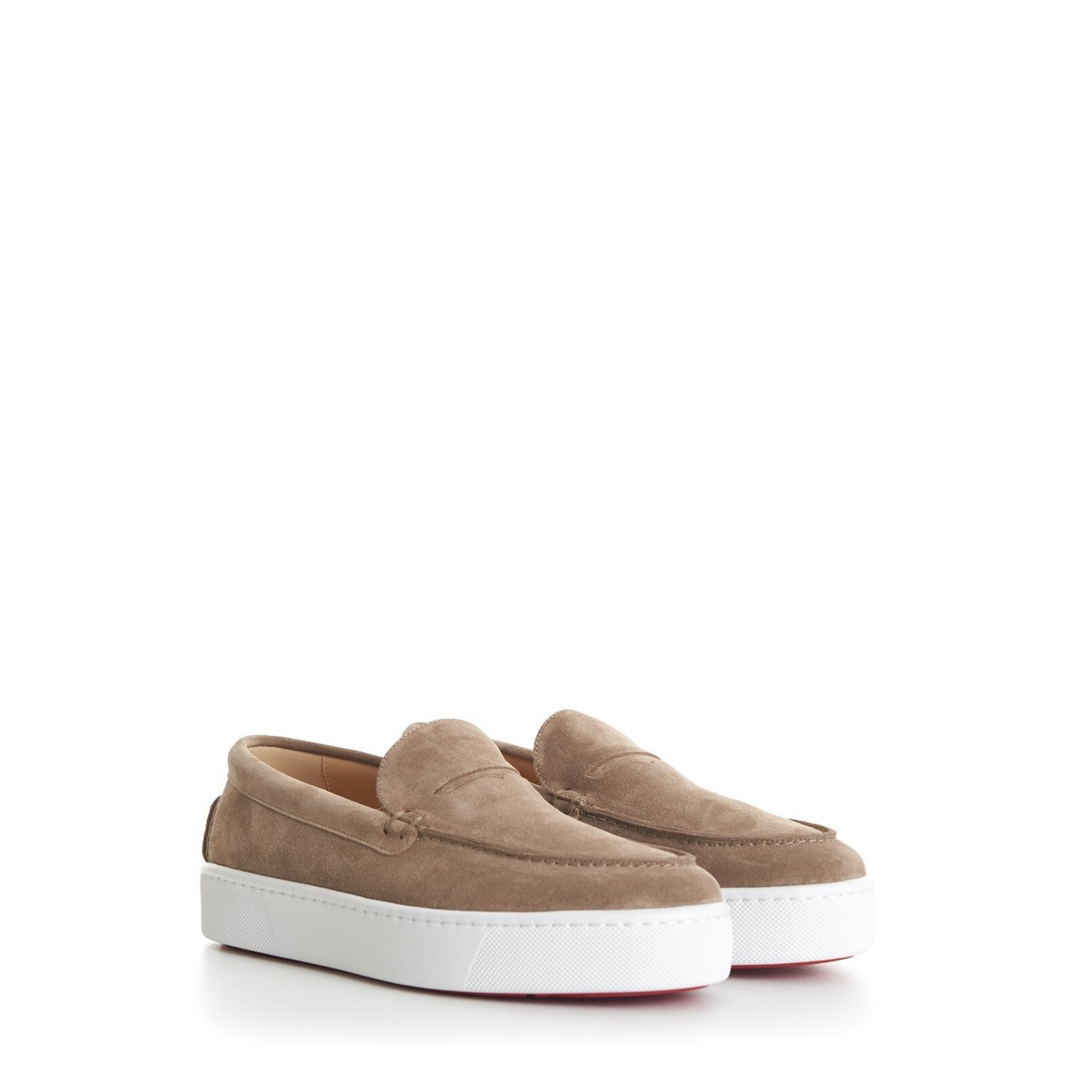 CHRISTIAN LOUBOUTIN / Paqueboat スエード ペニーローファー CHRISTIAN LOUBOUTIN Paqueboat スエード ペニーローファー