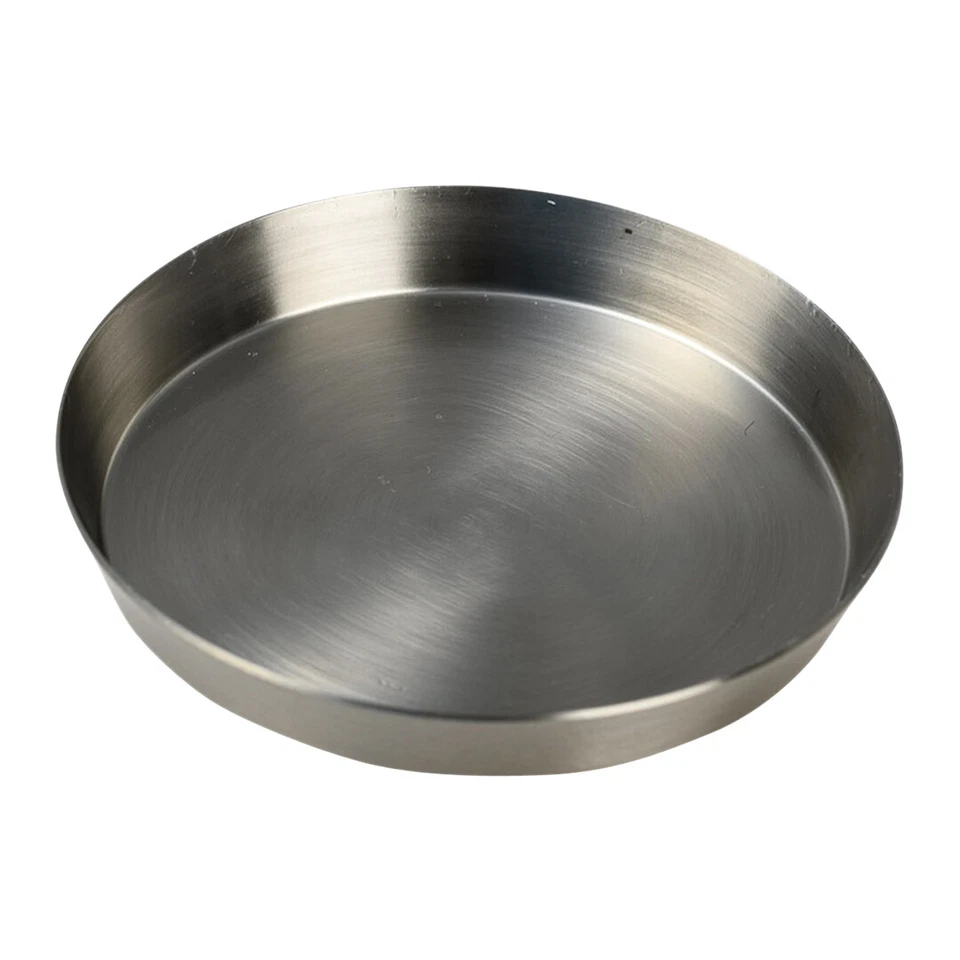 Teller Edelstahl Matt Ø 10cm Kerzenhalter Kerzenteller Untersetzer Tischdeko