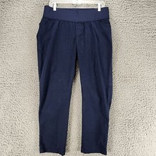 Gap Pants Womens 12 Blue Stretch Mid Rise Girlfriend Khaki GUC 
