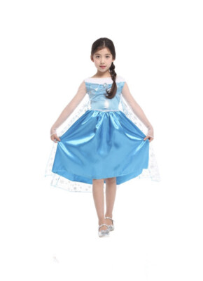 open lace back dress Light Up Ice Queen Costume For Girl