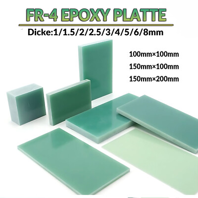 Grün GFK Platten FR4 Epoxy - Platte Glasfaser Platte Dicke 1/1.5/2/2.5/3/4/5~8mm