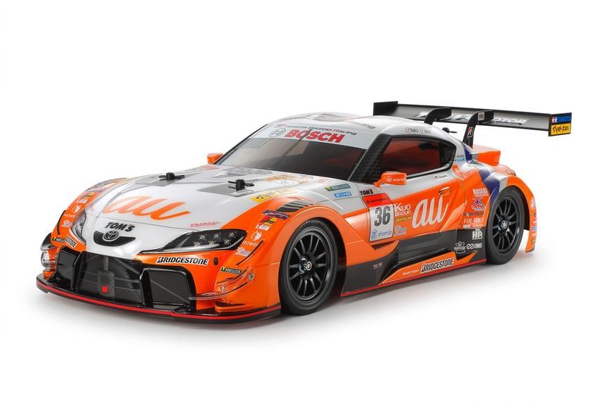 【売り切り】au Tom,s GR Supra タミヤ　本体のみ Tamiya 58703 Au' TOMS Toyota GR Supra 500 (TT-02) 1:10 RC