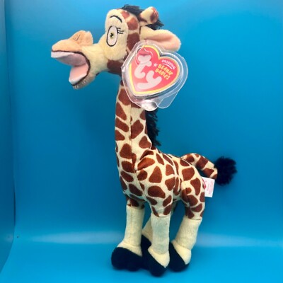 TY Beanie Baby - MELMAN the Giraffe ( Madagascar 2 - Movie Beanie ) (9.5 inch)