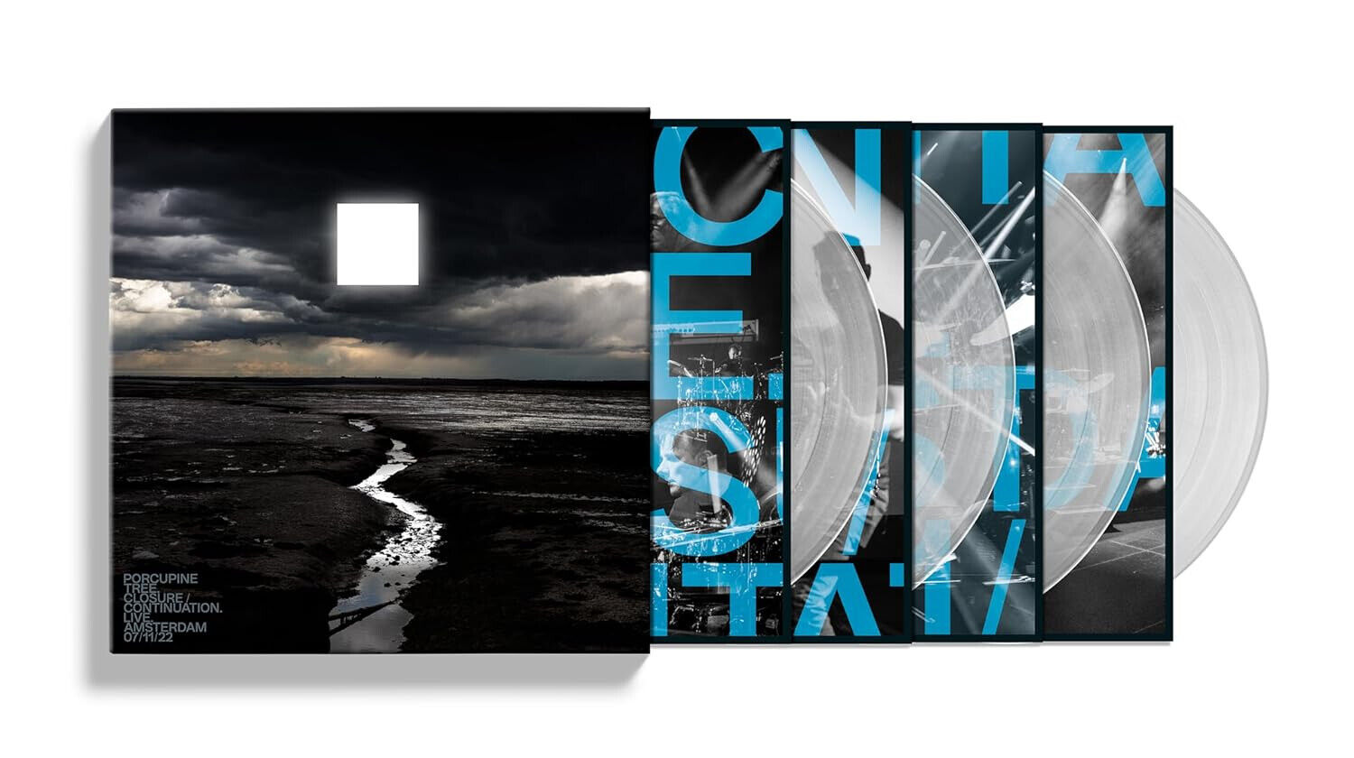 Porcupine Tree: Closure/Continuation - Live IN Amsterdam 4 LP, Clear Vinyl