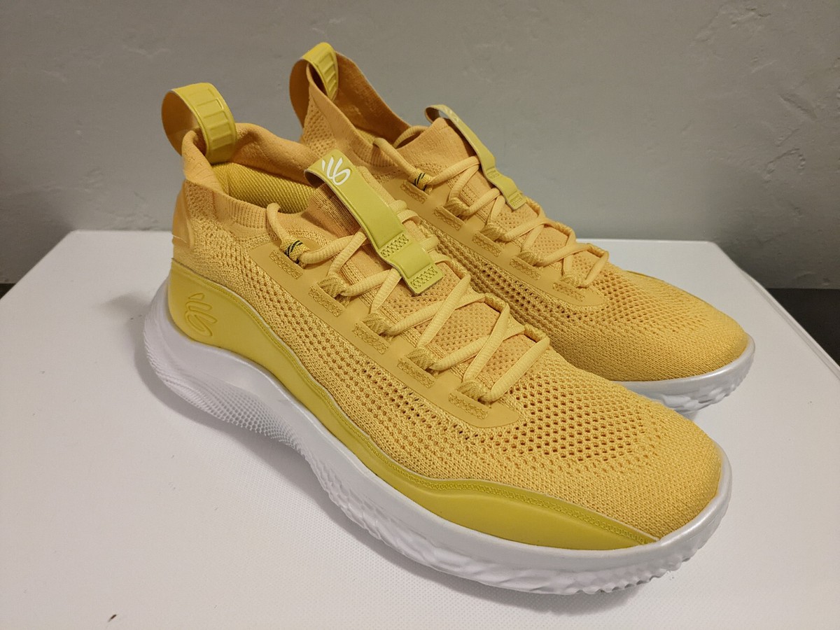 Under Armour Curry TB 8 Flow Smooth Butter Yellow White