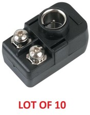 10 X 300 TO 75 OHM MATCHING TRANSFORMER ADAPTER BALUN WITH F TYPE COAX CONNECTOR