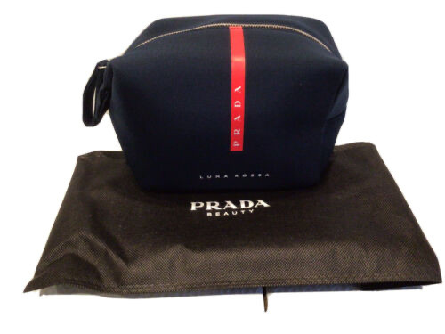 Prada Luna Rossa Navy Toiletry Bag