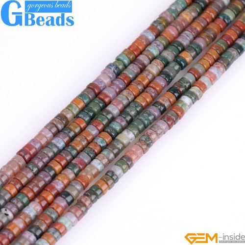 Natural Rondelle Beads Assorted Gemstone Spacer Beads Jewelry Making 2x4mm 15" - Picture 97 of 136