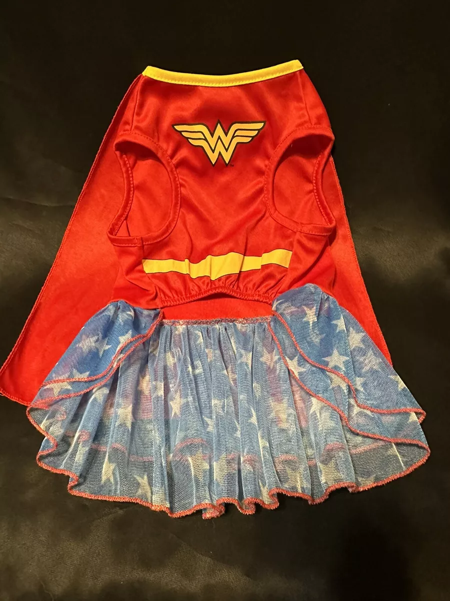 Wonder Women DC Comics Pet Halloween Puppy Dog Costume T Shirt