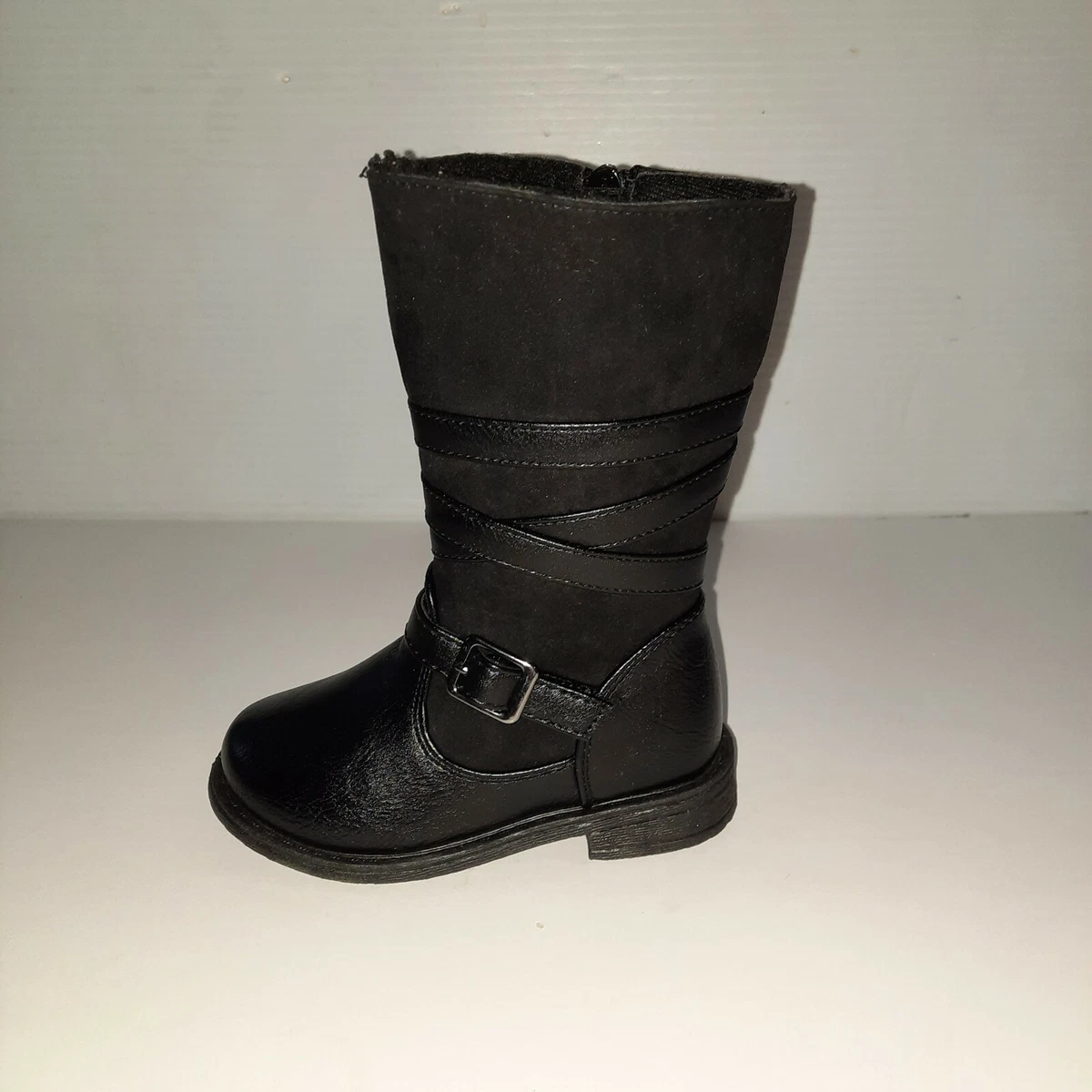 Little girls deals black booties