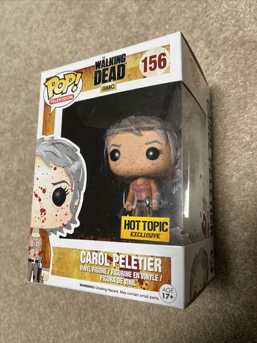 Carol Peletier BLOODY #156 2014 Funko Pop Hot Topic Exlusiv Walking Dead VAULTED